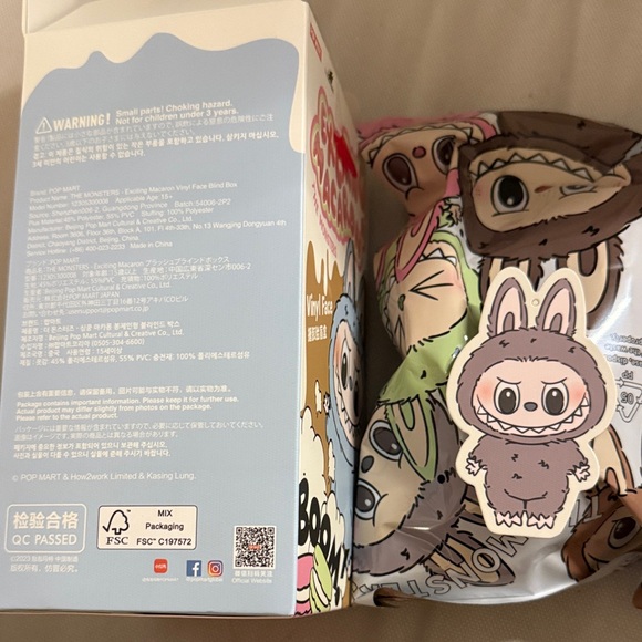 100% Authentic Labubu Open Box - Exciting Macaron (Sesame Bean) - Picture 4 of 4